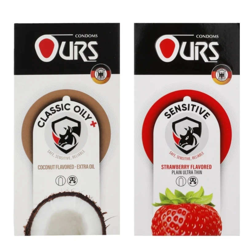 کاندوم ساده اورز مدل OILY PLUS بسته 12 عددی  به همراه کاندوم ساده اورز مدل SENSETIVE بسته 12 عددی
