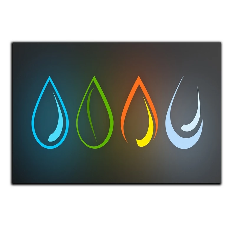 تابلو شاسی بکلیت طرح قطرات آب مدل SH-S5245