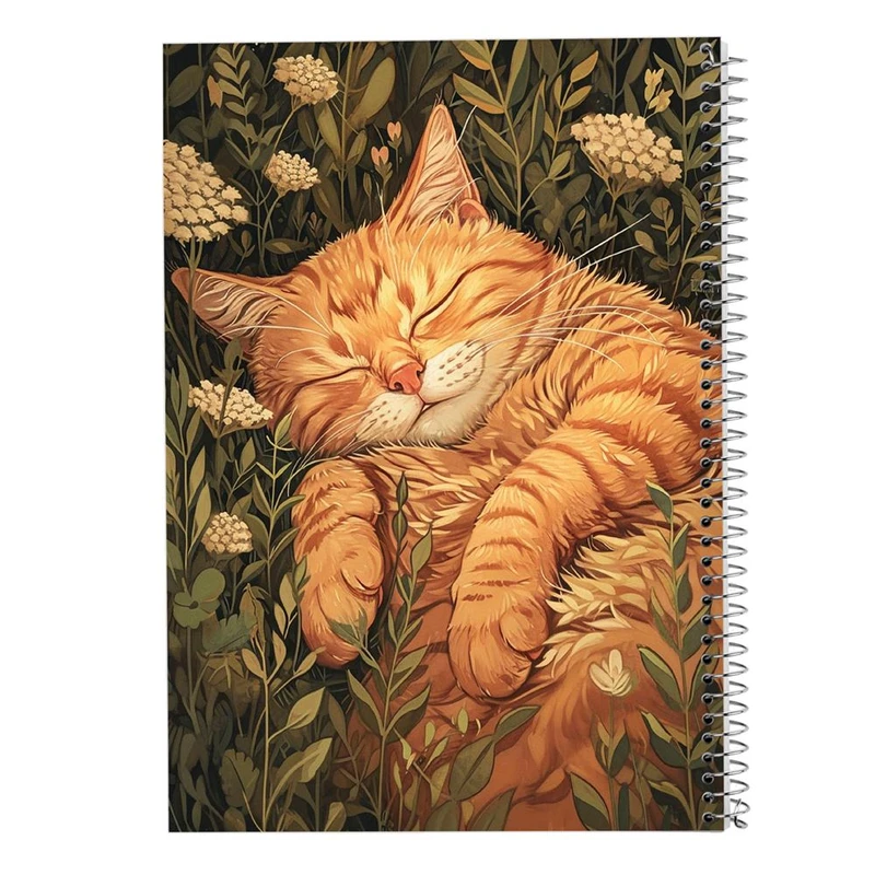 دفتر شطرنجی 50 برگ مدوپد طرح سگ و گربه کد DF17331