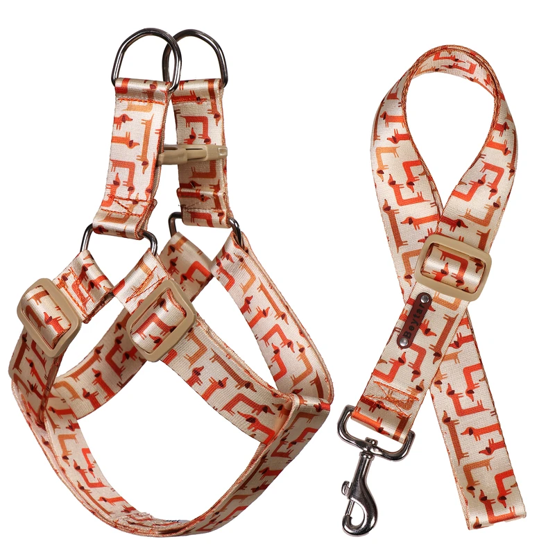 قلاده کتفی و بند قلاده سگ بیطار مدل فانتزی لارج کد 1