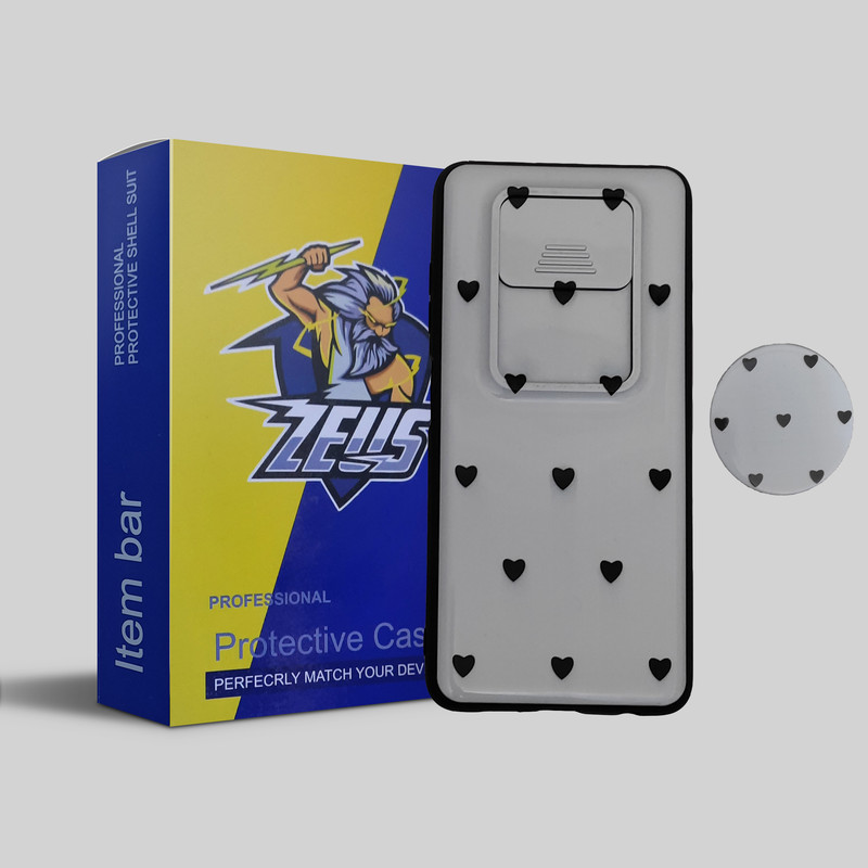 کاور زئوس مدل Cam2 مناسب برای گوشی موبایل شیائومی Poco X3 / Poco X3 NFC / Poco X3 Pro به همراه پایه نگهدارنده