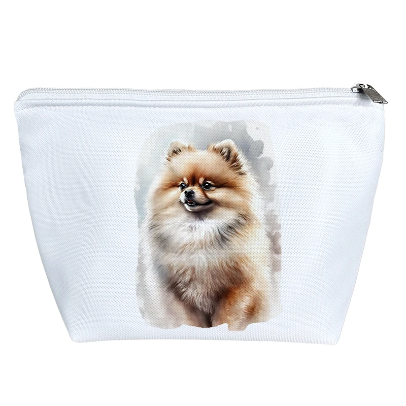 کیف لوازم آرایش دخترانه خندالو مدل سگ نژاد پامرانین کد 2936