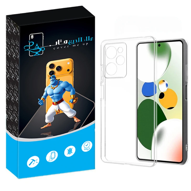 کاور علاالدین قاب مدل Crystal مناسب برای گوشی موبایل شیائومی Poco X5 Pro