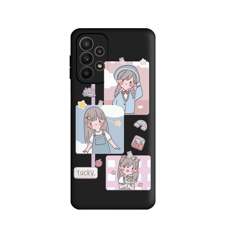 کاور طرح قاب عکس دخترونه کد FF264 مناسب برای گوشی موبایل سامسونگ Galaxy A53