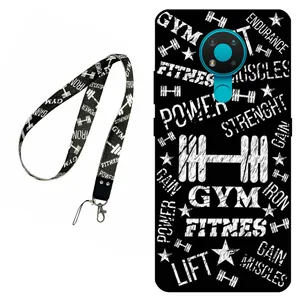 Megafone Gym 0010 Cover For Nokia 3.4 Mobile Neckband