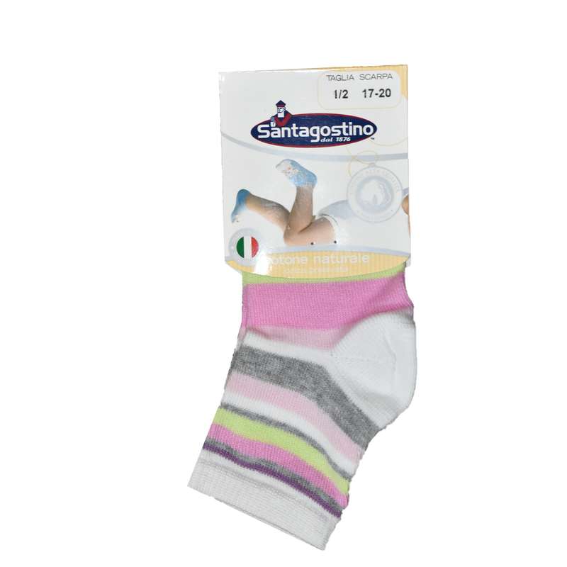 جوراب ساق کوتاه دخترانه سانتاگوستینو کد 01