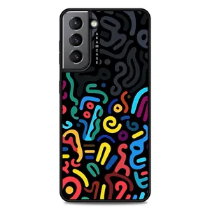 AKAM AMC-WSGS21-DOODLE8 Cover For Samsung Galaxy S21