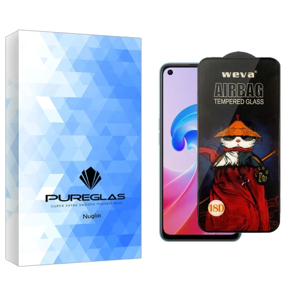 محافظ صفحه نمایش پیور گلس مدل NuGlas Airbag مناسب برای گوشی موبایل اوپو A96