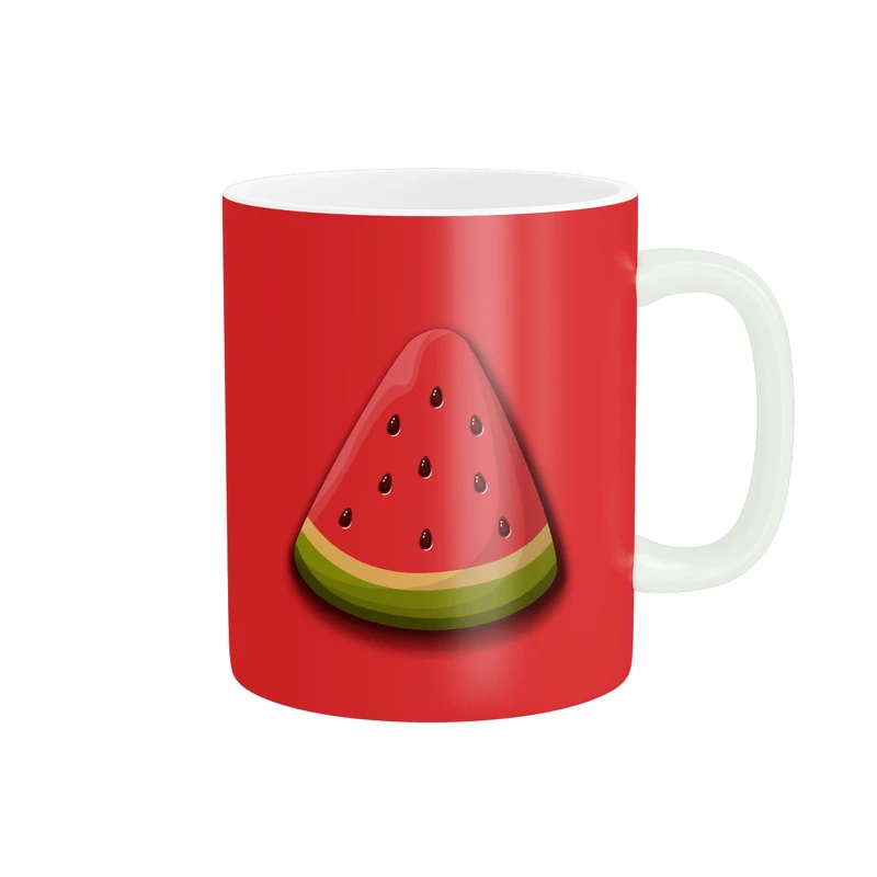 ماگ پادآفرین مدل شب یلدا شب چله طرح هندوانه کد PM332