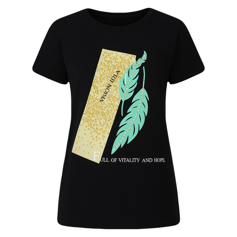 تی‌شرت لانگ آستین کوتاه زنانه