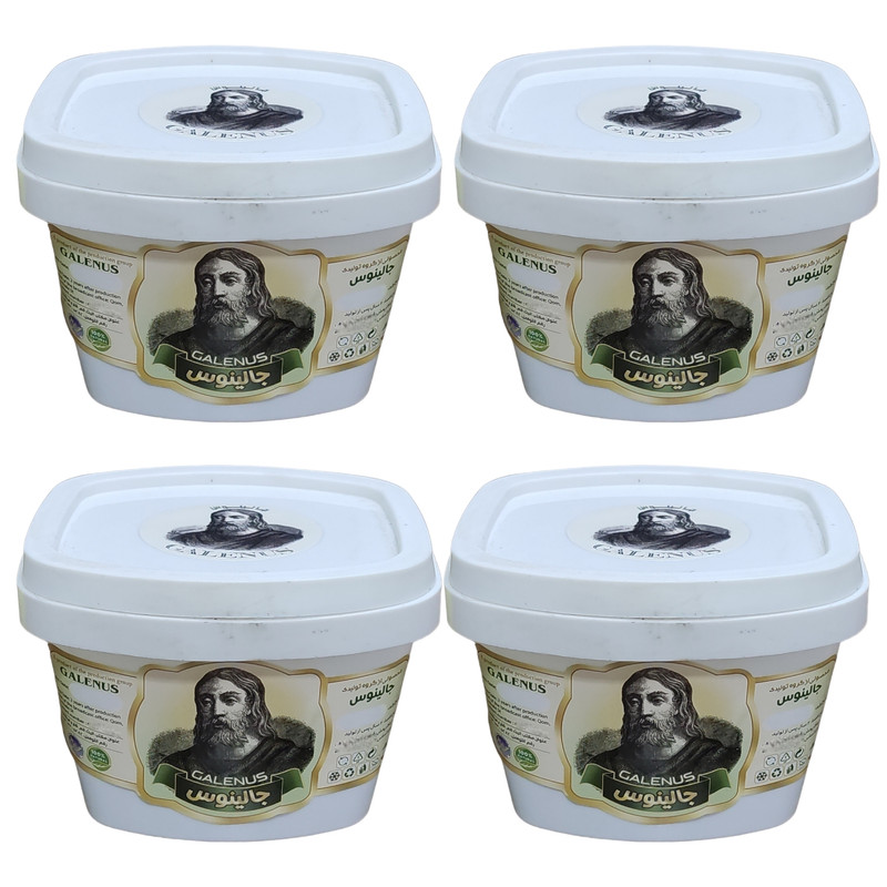 حلوار ارده با شکر قهوه ای جالینوس - 400 گرم بسته 4 عددی