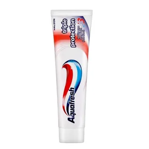 خمیر دندان کاهش دهنده جرم آکوا فرش مدل triple protection با طعم نعناع حجم 100 میلی لیتر