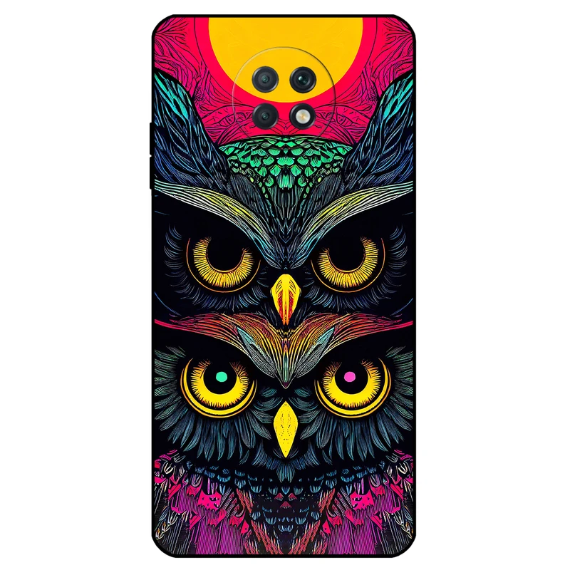 کاور مگافون طرح جغد مدل 1904 مناسب برای گوشی موبایل شیائومی Redmi Note 9 5G 