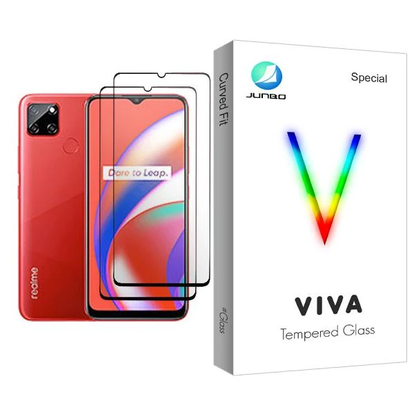 محافظ صفحه نمایش جانبو مدل Viva Glass MIX002 مناسب برای گوشی موبایل ریلمی C12 بسته دو عددی