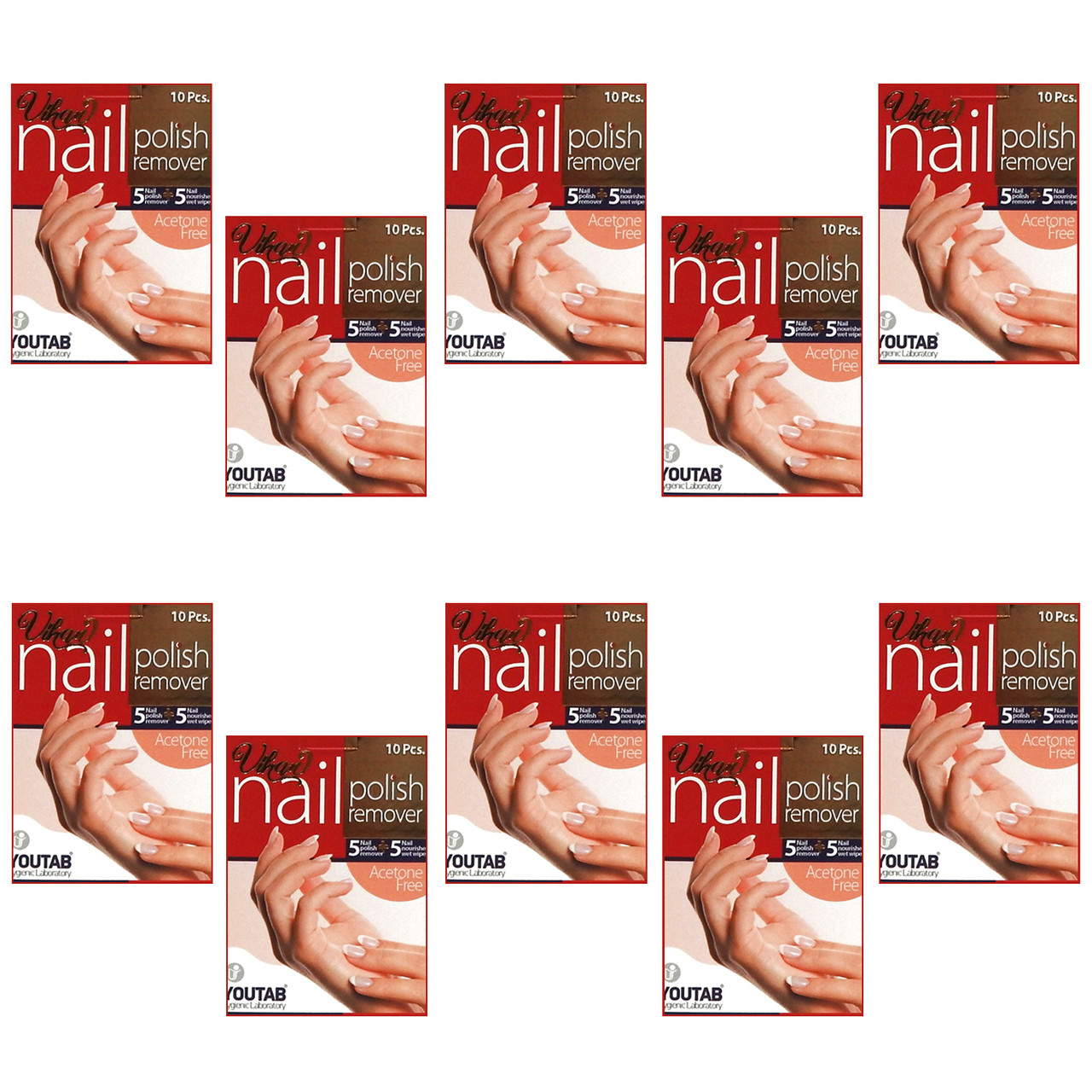 پد لاک پاک کن ویهان مدل Nai 5+5 مجموعه 10 عددی