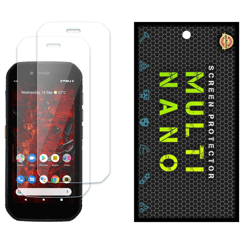 محافظ صفحه نمایش مولتی نانو مدل X-S2N مناسب برای گوشی موبایل کترپیلار Cat S42 بسته دو عددی