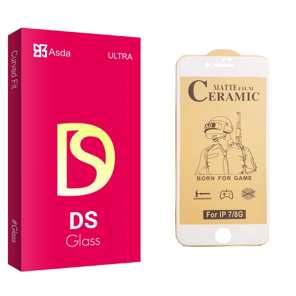 محافظ صفحه نمایش سرامیکی آسدا مدل DS glass مناسب برای گوشی موبایل اپل iPhone 7