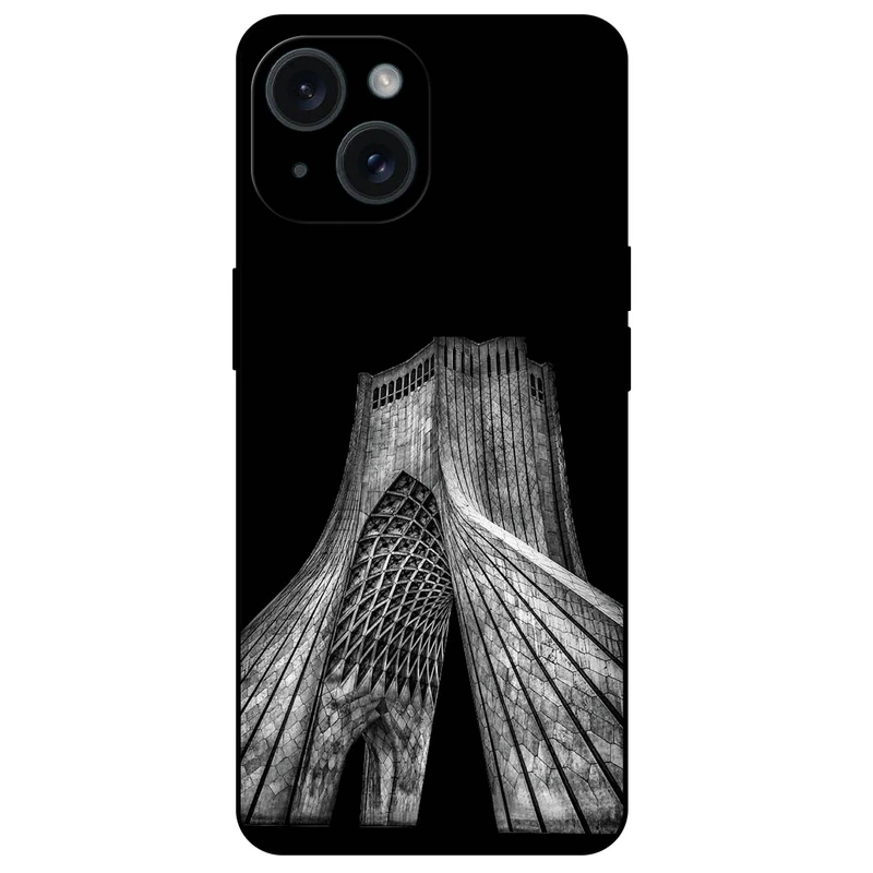 کاور مگافون طرح برج آزادی مدل 8263 مناسب برای گوشی موبایل اپل iPhone 15