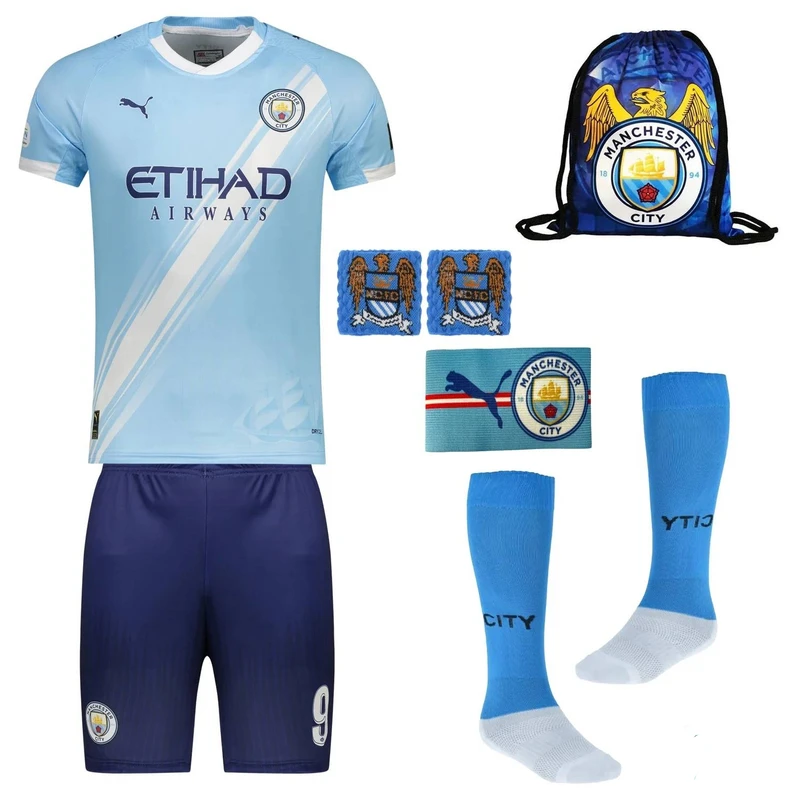 ست 7 تکه لباس ورزشی پسرانه مدل منچسترسیتی طرح هالند کد 2027f