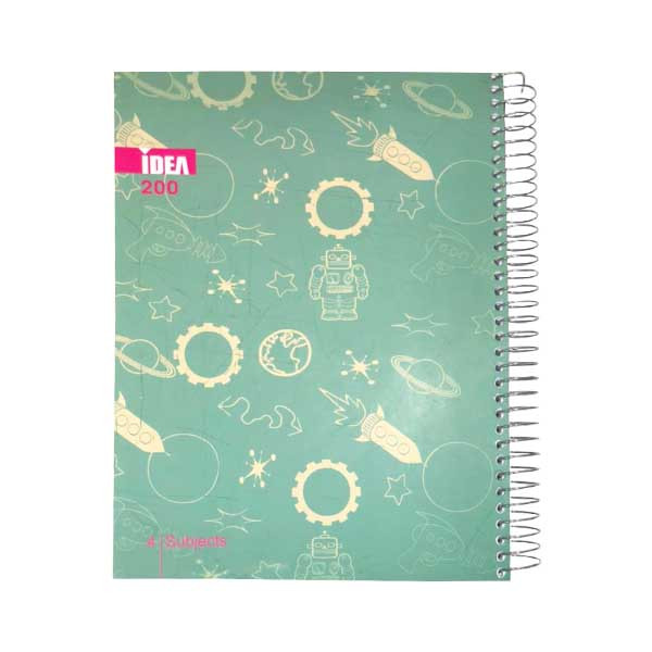 دفتر 200 برگ ایده مدل سفینه کد 20