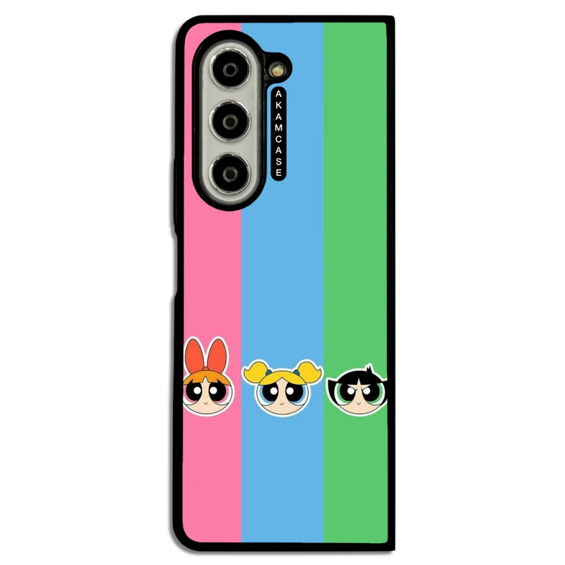 کاور آکام مدل AMCWSGZFOLD5-POWER PUFF GIRLS8  مناسب برای گوشی موبایل سامسونگ Galaxy Z Fold 5