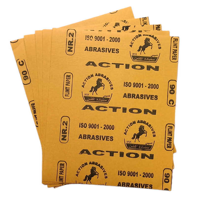 ورق سنباده مدل ym90w مجموعه 5 عددی