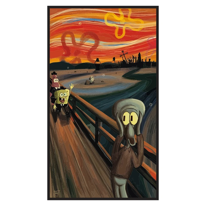 برچسب لپ تاپ پویا مارکت طرح نقاشی کد 2960