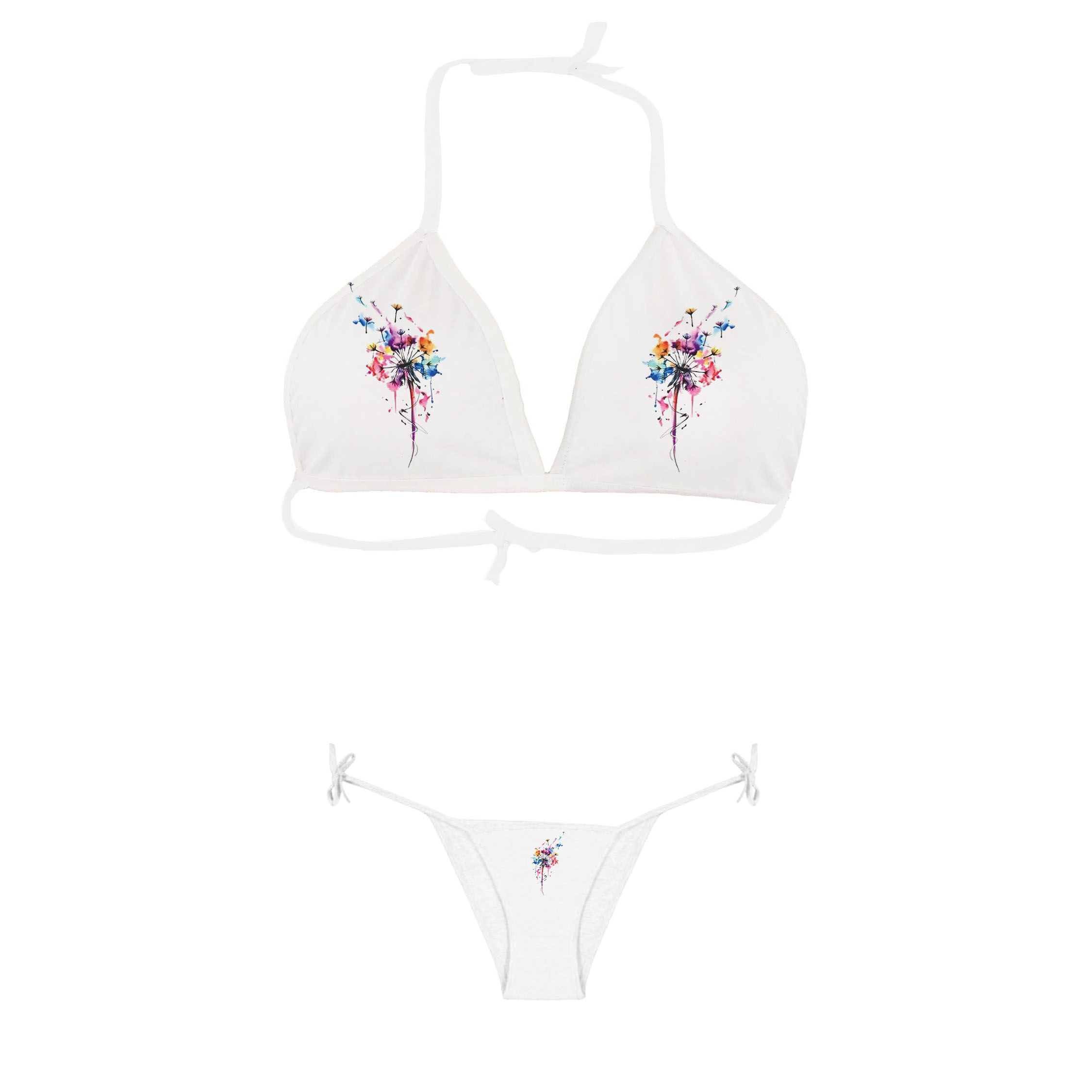 ست شورت و سوتین زنانه مدل قاصدک کد 51 AAA