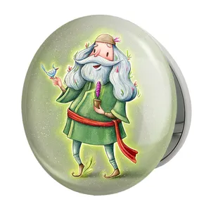 آینه جیبی خندالو طرح نوروز مدل تاشو کد 24574 