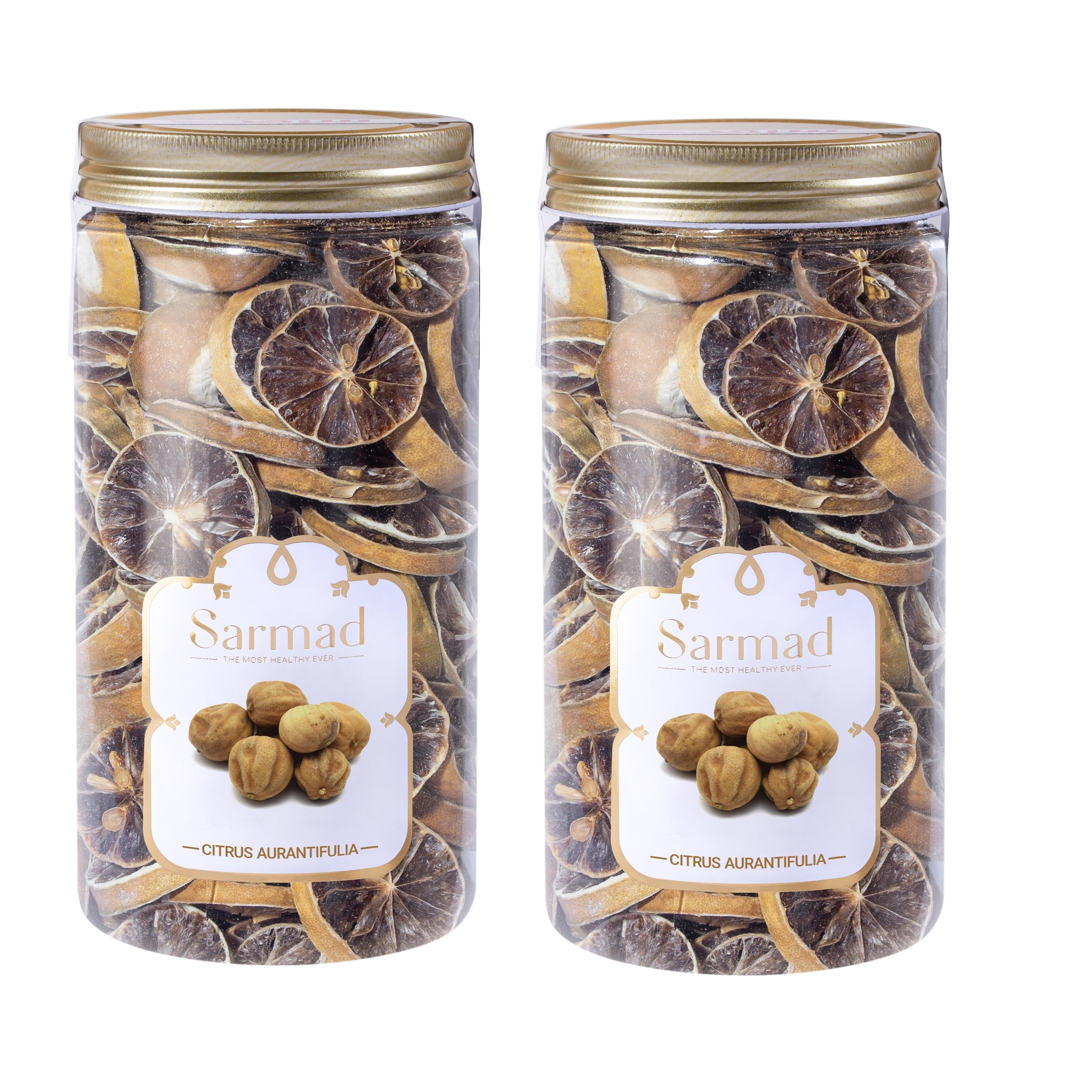 لیمو عمانی اسلایس ممتاز سرمد - 250 گرم بسته 2 عددی