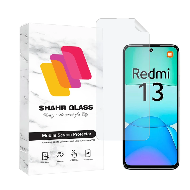 محافظ صفحه نمایش شهر گلس مدل NANOJELSH مناسب برای گوشی موبایل شیائومی Redmi 13 4G