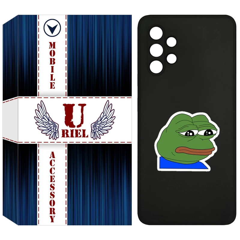 کاور یوریل مدل KSH کد 86 طرح قورباغه غمگین مناسب برای گوشی موبایل سامسونگ Galaxy A32 4G