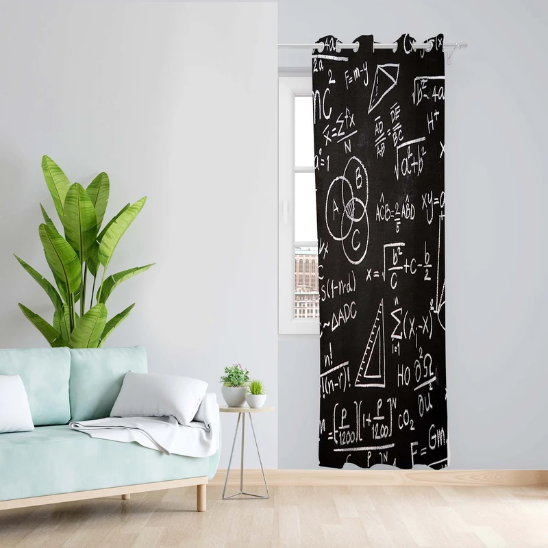 پرده طرح هندسه مدل مخمل پانچی کد 5124 z سایز 140x200 سانتی متر