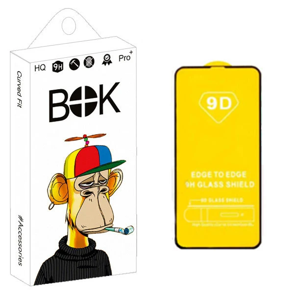محافظ صفحه نمایش سرامیکی بوک مدل 9D مناسب برای گوشی موبایل اپل IPHON 13 PROMAX