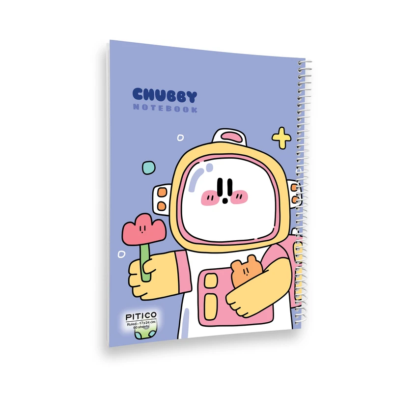 دفتر مشق 60 برگ پیتیکو مدل خرگوش فضانورد