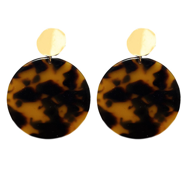 گوشواره دخترانه مدل رزینی کد SN-101