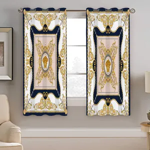 پرده نیروانا طرح سنتی  مدل هازان کد 5205  سایز 140×200 سانتی متر