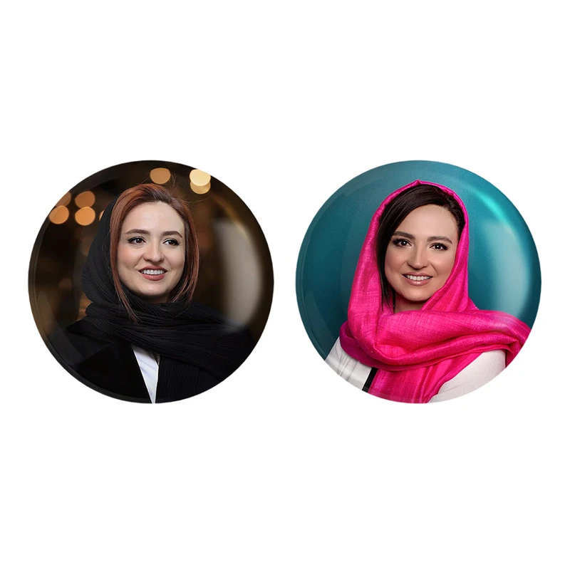 مگنت خندالو مدل گلاره عباسی کد 62836284 مجموعه 2 عددی