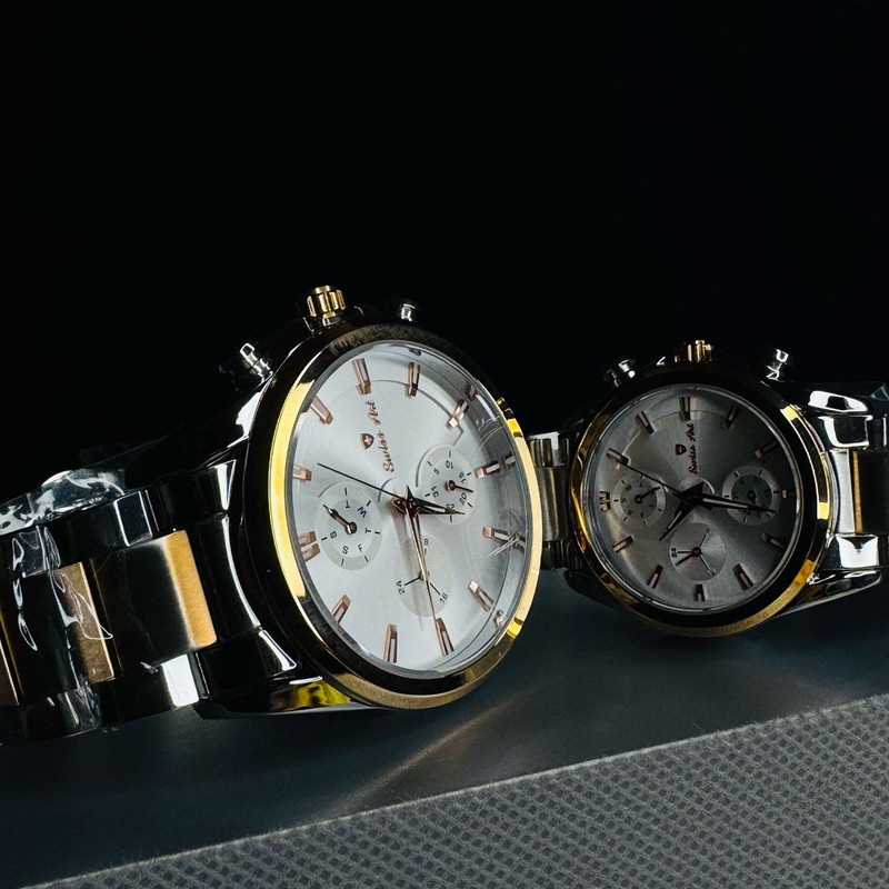 ست ساعت مچی عقربه‌ای زنانه و مردانه سوئیس آرت مدل 620150/151-11