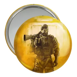 آینه جیبی خندالو مدل رینبو سیکس Rainbow Six  کد 10321