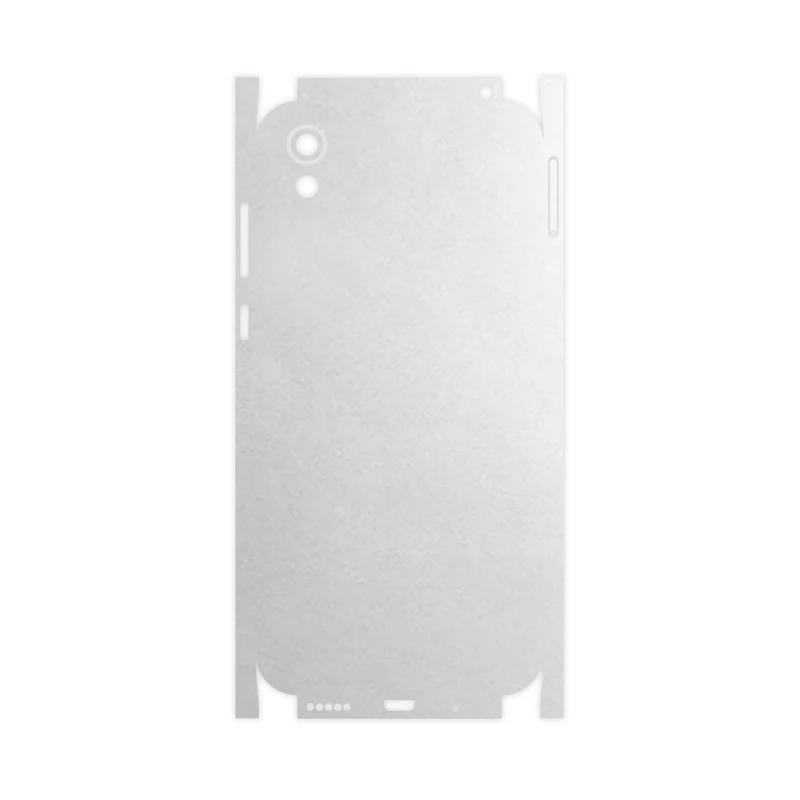 برچسب پوششی ماهوت مدل Metallic-White-FullSkin مناسب برای گوشی موبایل آنر 8S
