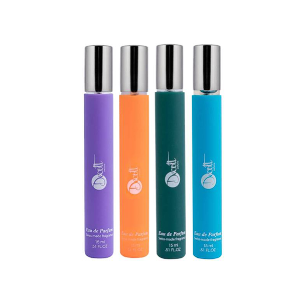 عطر جیبی دکلت مدل 278 حجم 15 میلی لیتر مجموعه 4 عددی