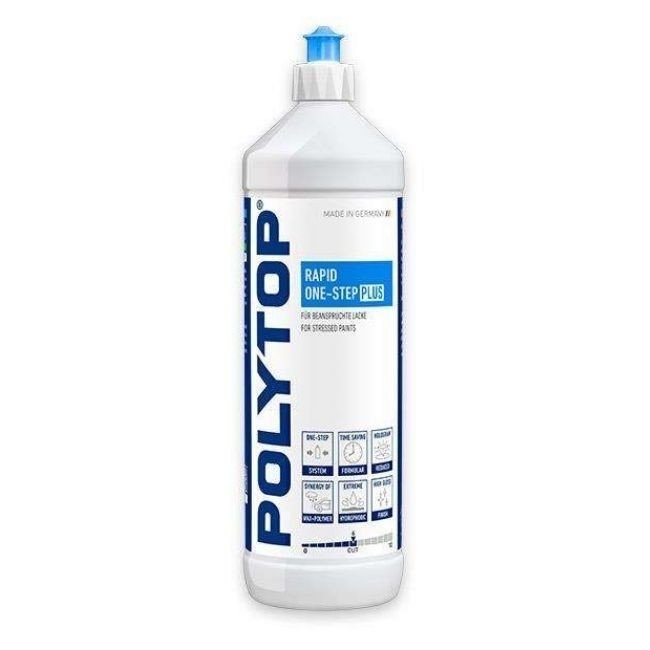 پولیش تک مرحله ای بدنه خودرو پلی تاپ مدل rapid one-step plus حجم 1000 میلی لیتر