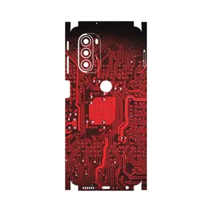 MAHOOT Red_Printed_Circuit_Board-FullSkin Cover Sticker for Motorola Moto G51 5G