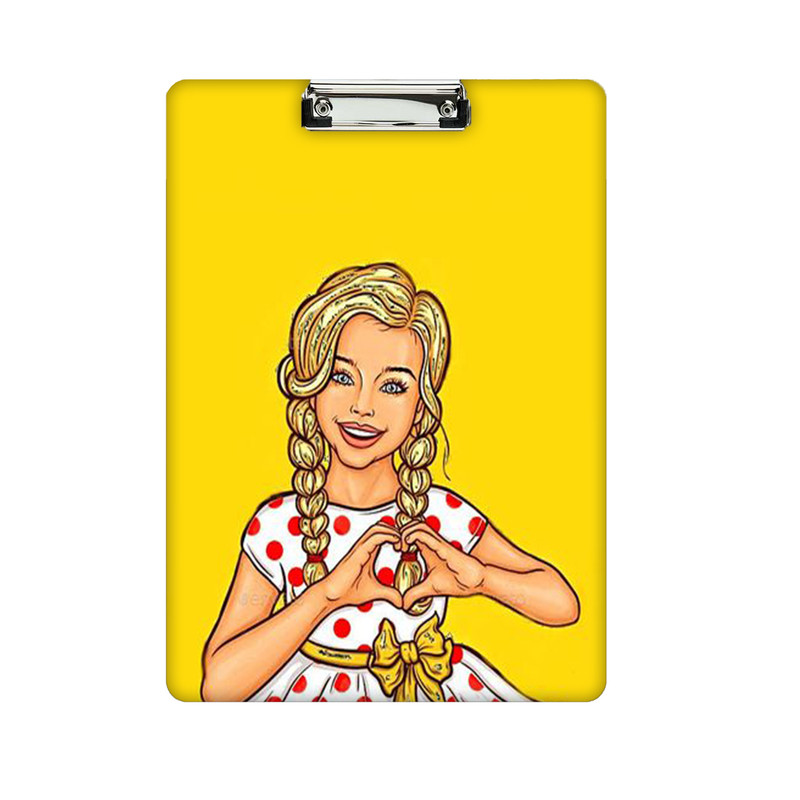 تخته شاسی طرح دختر کد 1430سایز A4