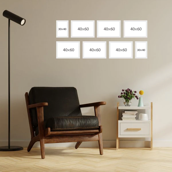 قاب عکس بکلیت مدل 215T مجموعه هشت عددی 