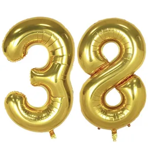 بادکنک فویلی پارتی لند تهران طرح عدد سی و هشت کد thirty eight38 مجموعه 2 عددی