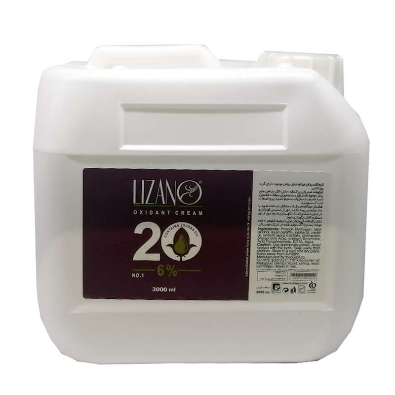 اکسیدان کرم لیزانو کد 001 شش درصدی حجم 3000 میلی لیتر
