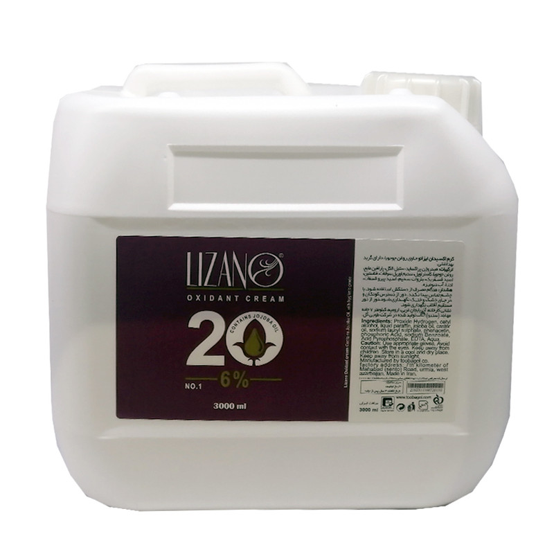 اکسیدان کرم لیزانو کد 001 شش درصدی حجم 3000 میلی لیتر