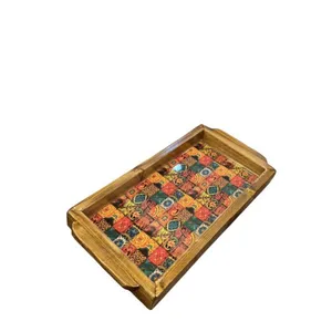 سینی چوبی مدل d7h7